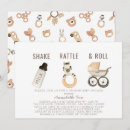 Search for rattle baby shower invitations Boho