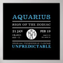 Search for star symbol posters Aquarius
