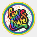 Search for love and pride stickers Love is love