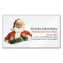Search for santa claus business cards Cute