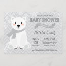 Search for grey bear Winter baby shower