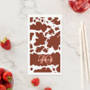 Search for cow print napkins Country