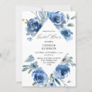 Search for baby blue bridal shower invitations Floral