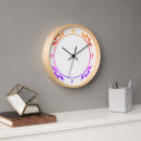 Search for multi coloured clocks Decorative