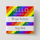 Search for hello my is badges Pronouns