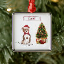 Search for bull terrier christmas tree decorations Staffordshire
