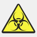 Search for small triangle stickers Hazard