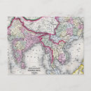 Search for vintage map of asia postcards Asian