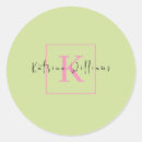 Search for lime stickers Initials