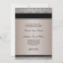 Search for vintage black and ivory wedding invitations Antique