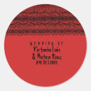 Search for red and black stickers Gothic