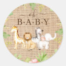 Search for burlap baby shower stickers Gender neutral