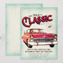 Search for vintage car invitations Retro