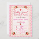 Search for strawberry shortcake birthday invitations Berry sweet birthday