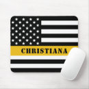 Search for 911 mouse mats Thin gold line