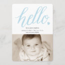 Search for boy birth announcement cards Heart