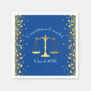 Search for law school graduation napkins Gold
