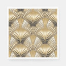 Search for art deco napkins Gold