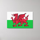 Search for dragon canvas prints Welsh flag