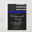 Search for police officer retirement party invitations Policeman