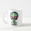 Search for little green alien mugs Ufo