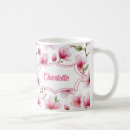 Search for pink magnolia mugs Watercolor floral