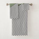 Search for black green white bath towels Geometric