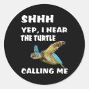 Search for funny turtle stickers Save the turtles