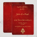 Search for regal wedding invitations Red