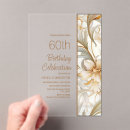 Search for brown 60th birthday invitations 60 years old