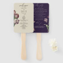 Search for purple wedding programs Wildflowers