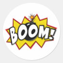Search for comic sounds stickers Boom