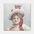 Search for lady in red magnets Vintage