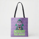 Search for count von count tote bags Seasame st