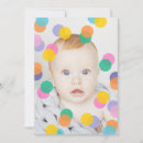 Search for confetti 1st birthday invitations Pastel