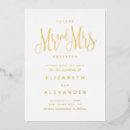 Search for future mr and mrs invitations Calligraphy