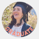 Search for red graduation party stickers University