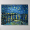 Search for famous paintings posters Starry night