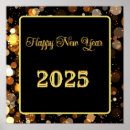 Search for happy new year posters Gold