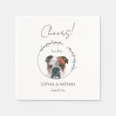 Search for bulldog napkins Modern