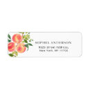 Search for peach return address labels Minimalist