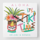Search for tiki bar clocks Tropical