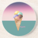 Search for ice cream coasters Watercolor
