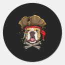 Search for pirate dog stickers Pug