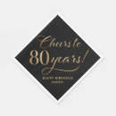 Search for luncheon napkins Black and gold