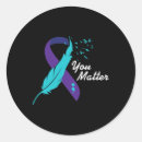 Search for mental health ribbon stickers Stigma