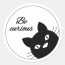 Search for curious cat stickers Cute