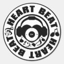 Search for beats round stickers Design