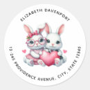 Search for bunny return address labels Cute
