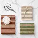 Search for red and gold stripes wrapping paper White